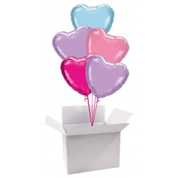 18″ / 46cm Balloon Bundle with Hearts